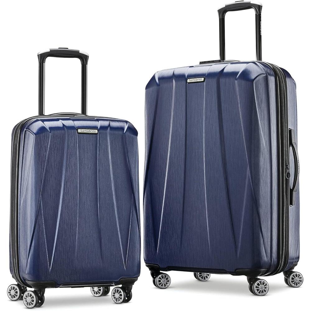 imageSamsonite Centric 2 Hardside Expandable Luggage with Spinner Wheels Black 3Piece Set 202428True Navy