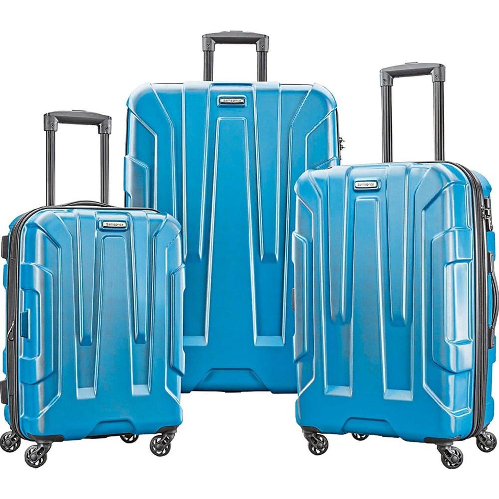 imageSamsonite Centric Hardside Expandable Luggage with Spinner Wheels Black CarryOn 20InchCaribbean Blue
