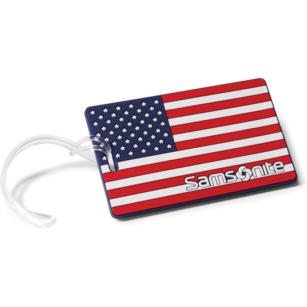 imageSamsonite Designer Luggage ID Tag Vectorfunk One SizeAmerican Flag