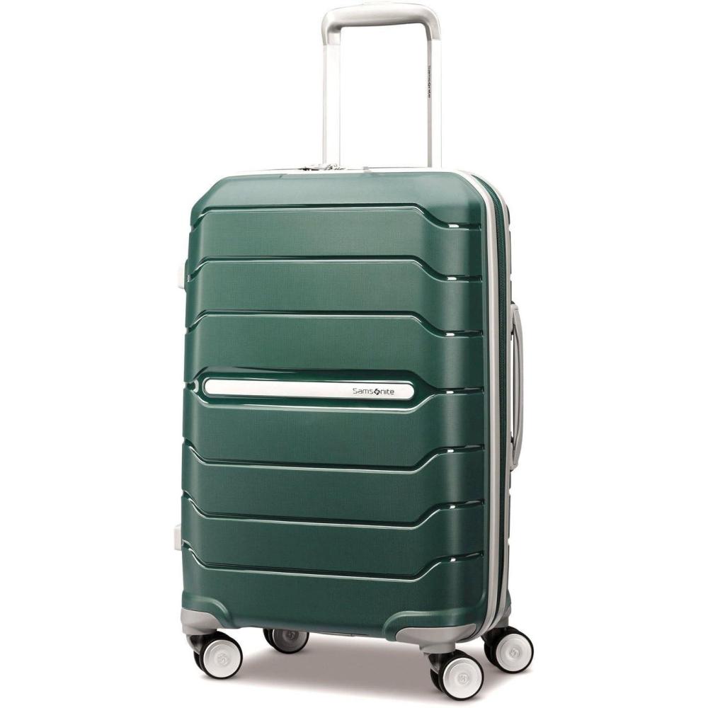 imageSamsonite Freeform 2Piece Luggage Set CarryOn ampamp Large Checked Luggage with Dual Spinner Wheels Durable Polypropylene Hardshell TSA Lock AirlineApproved Expandable Hard Shell Mint GreenSage Green