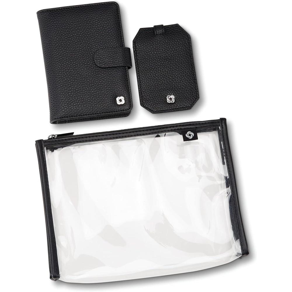 imageSamsonite Passport Cover and Luggage Tag Giftset One Size BLACK