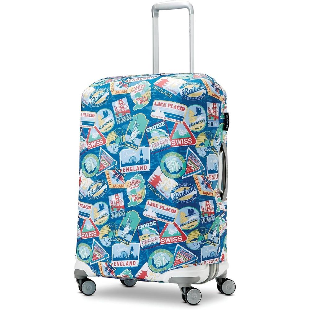 imageSamsonite Printed Luggage Cover Black LargeCity Print