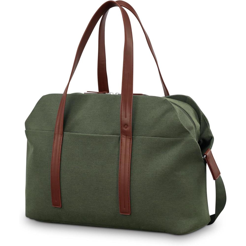 imageSamsonite Virtuosa Weekender Duffel Overnight Bag with Laptop Computer SleevePine Green