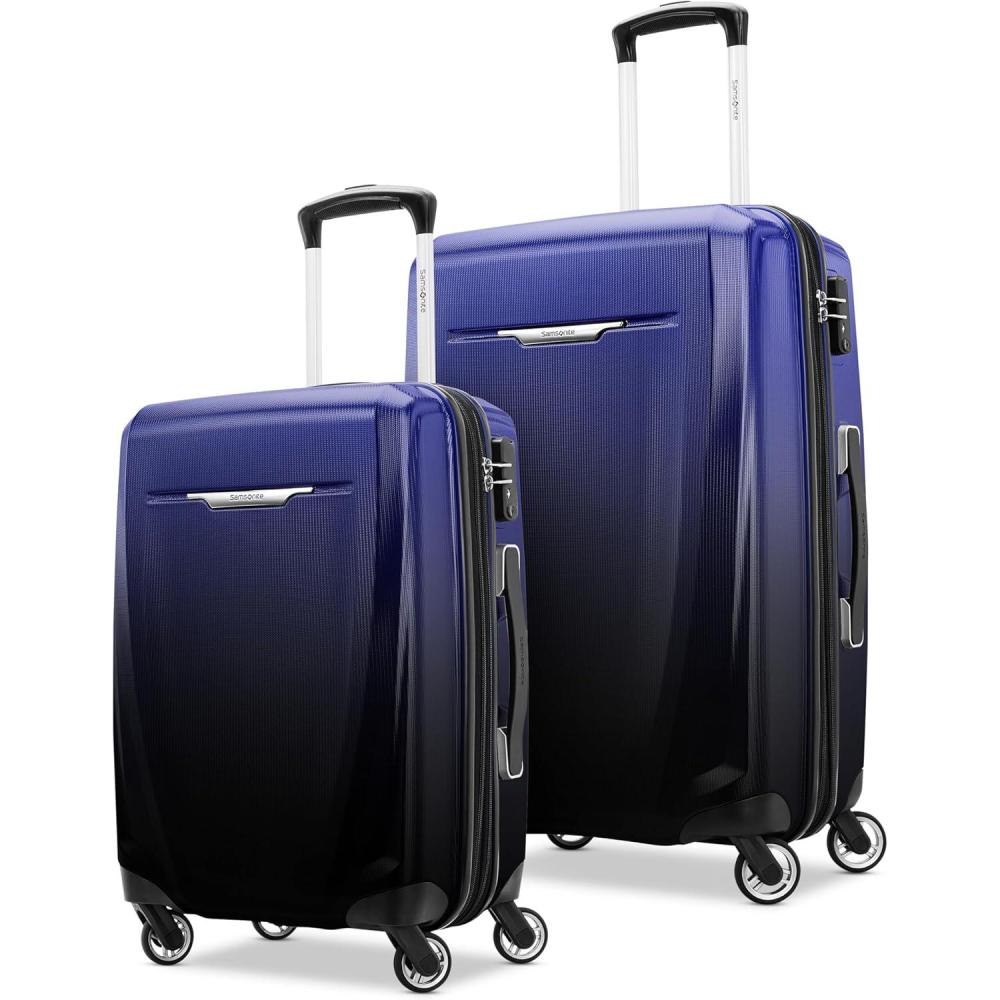 imageSamsonite Winfield 3 DLX Hardside Expandable Luggage with Spinners 2PC SET COMED Royal Blue OmbreRoyal Blue Ombre