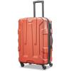 Samsonite Centric Hardside Expandable Luggage with Spinner Wheels, Black, Carry-On 20-Inch(Burnt Orange)