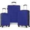 Samsonite Evolve SE Hardside Expandable with Double Spinner Wheels, 2PC SET (CO/M), Army Green(Saphir Blue)