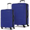 Samsonite Evolve SE Hardside Expandable with Double Spinner Wheels, 2PC SET (CO/M), Army Green(Saphir Blue)