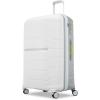 Samsonite Freeform 2-Piece Luggage Set – Carry-On & Large Checked Luggage with Dual Spinner Wheels – Durable Polypropylene Hardshell – TSA Lock, Airline-Approved – Expandable Hard Shell – Mint Green(White/Grey)
