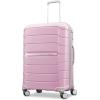 Samsonite Freeform 2-Piece Luggage Set – Carry-On & Large Checked Luggage with Dual Spinner Wheels – Durable Polypropylene Hardshell – TSA Lock, Airline-Approved – Expandable Hard Shell – Mint Green(Pink Rose)