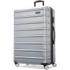 Samsonite Omni 2 Hardside Expandable Luggage with Spinner Wheels, Birch White, 2-Piece Set (19/28)(Arctic Silver)