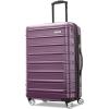 Samsonite Omni 2 Hardside Expandable Luggage with Spinner Wheels, Birch White, 2-Piece Set (19/28)(Purple)