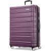 Samsonite Omni 2 Hardside Expandable Luggage with Spinner Wheels, Birch White, 2-Piece Set (19/28)(Purple)