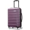 Samsonite Omni 2 Hardside Expandable Luggage with Spinner Wheels, Birch White, 2-Piece Set (19/28)(Purple)