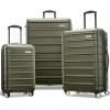 Samsonite Omni 2 Hardside Expandable Luggage with Spinner Wheels, Birch White, 2-Piece Set (19/28)(Vita Olive)