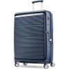 Samsonite Paralux Global Carry-On Luggage – Innovative Design – Quick Access Front Pocket – Dual Suspension Wheel Technology – TSA Lock – Expandable – Includes Removable Packing Cubes – Olive(Midnight Navy)