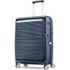 Samsonite Paralux Global Carry-On Luggage – Innovative Design – Quick Access Front Pocket – Dual Suspension Wheel Technology – TSA Lock – Expandable – Includes Removable Packing Cubes – Olive(Midnight Navy)