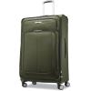 Samsonite Solyte DLX Softside Expandable Luggage with Spinner Wheels, Mediterranean Blue, Checked-Medium 25-Inch(Cedar Green)