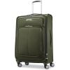 Samsonite Solyte DLX Softside Expandable Luggage with Spinner Wheels, Mediterranean Blue, Checked-Medium 25-Inch(Cedar Green)