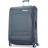 Samsonite UpLIFT Lightweight Medium Checked Softside Luggage with Spinner Wheels – Expandable – Airline-Approved, Polyester Soft Suitcase for Ultra Light Travel – Black(Elemental Blue)