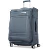 Samsonite UpLIFT Lightweight Medium Checked Softside Luggage with Spinner Wheels – Expandable – Airline-Approved, Polyester Soft Suitcase for Ultra Light Travel – Black(Elemental Blue)