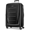 Samsonite Winfield 2 Hardside Expandable Luggage with Spinner Wheels, Checked-Large 28-Inch, Brushed White(Brushed Anthracite)