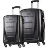 Samsonite Winfield 2 Hardside Expandable Luggage with Spinner Wheels, Checked-Large 28-Inch, Brushed White(Brushed Anthracite)