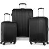 Samsonite Alliance SE Hardside Luggage with Spinner Wheels, Lightweight, LARGE SPINNER, SILVER(Black)