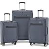 Samsonite Ascella 3.0 Softside Expandable Luggage with Spinner Wheels, 3-Piece Set (20/24/28), Sapphire Blue(State/Black)