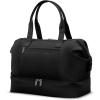 Samsonite Better Than Basics Weekender Duffle – Drop Bottom Travel Bag with 14” Laptop Compartment, SmartSleeve™(Black)