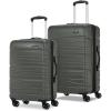 Samsonite Evolve SE Hardside Expandable with Double Spinner Wheels, 2PC SET (CO/M), Army Green(Army Green)