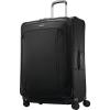 Samsonite Lineate Softside Expandable Luggage with Spinner Wheels, Carry-on, Cedar Green(Obsidian Black)