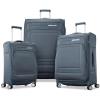 Samsonite UpLIFT Lightweight Medium Checked Softside Luggage with Spinner Wheels – Expandable – Airline-Approved, Polyester Soft Suitcase for Ultra Light Travel – Black(Elemental Blue)