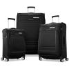 Samsonite UpLIFT Lightweight Medium Checked Softside Luggage with Spinner Wheels – Expandable – Airline-Approved, Polyester Soft Suitcase for Ultra Light Travel – Black(Black)