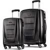 Samsonite Winfield 2 Hardside Expandable Luggage with Spinner Wheels, Checked-Large 28-Inch, Brushed White(Brushed Anthracite)
