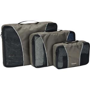 Samsonite 3 Piece Packing Cube Set, Charcoal, One Size(Charcoal)