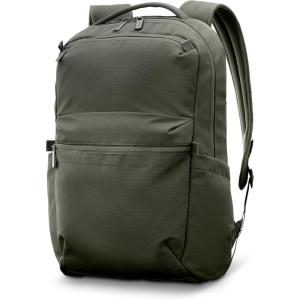 Samsonite Better Than Basic Backpack – Dedicated Laptop Compartment, Quick Stash Front Pockets and Lightweight Breathable Airmesh – Black(Olive)
