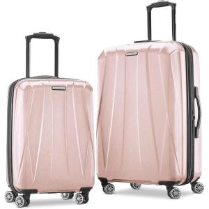 Samsonite Centric 2 Hardside Expandable Luggage with Spinner Wheels, Black, 3-Piece Set (20/24/28)(Blossom Pink)