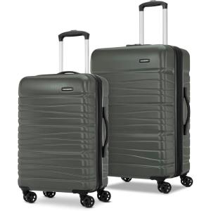 Samsonite Evolve SE Hardside Expandable with Double Spinner Wheels, 2PC SET (CO/M), Army Green(Army Green)