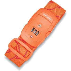 Samsonite Luggage Strap, Black, Combination Lock(Orange Tiger)
