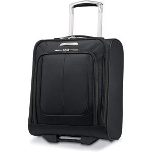 Samsonite Solyte DLX Softside Luggage, Mediterranean Blue, Underseater(Midnight Black)
