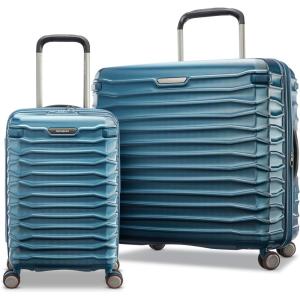 Samsonite Stryde 2 Hardside Expandable with Double Spinner Wheels, 2PC SET (22X14X9/LG), Deep Teal(Deep Teal)