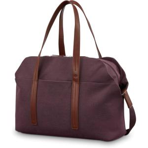 Samsonite Virtuosa Weekender Duffel Overnight Bag with Laptop Computer Sleeve(Merlot)